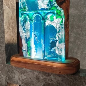 Aqua Vault Ambient Epoxy Resin Lamp